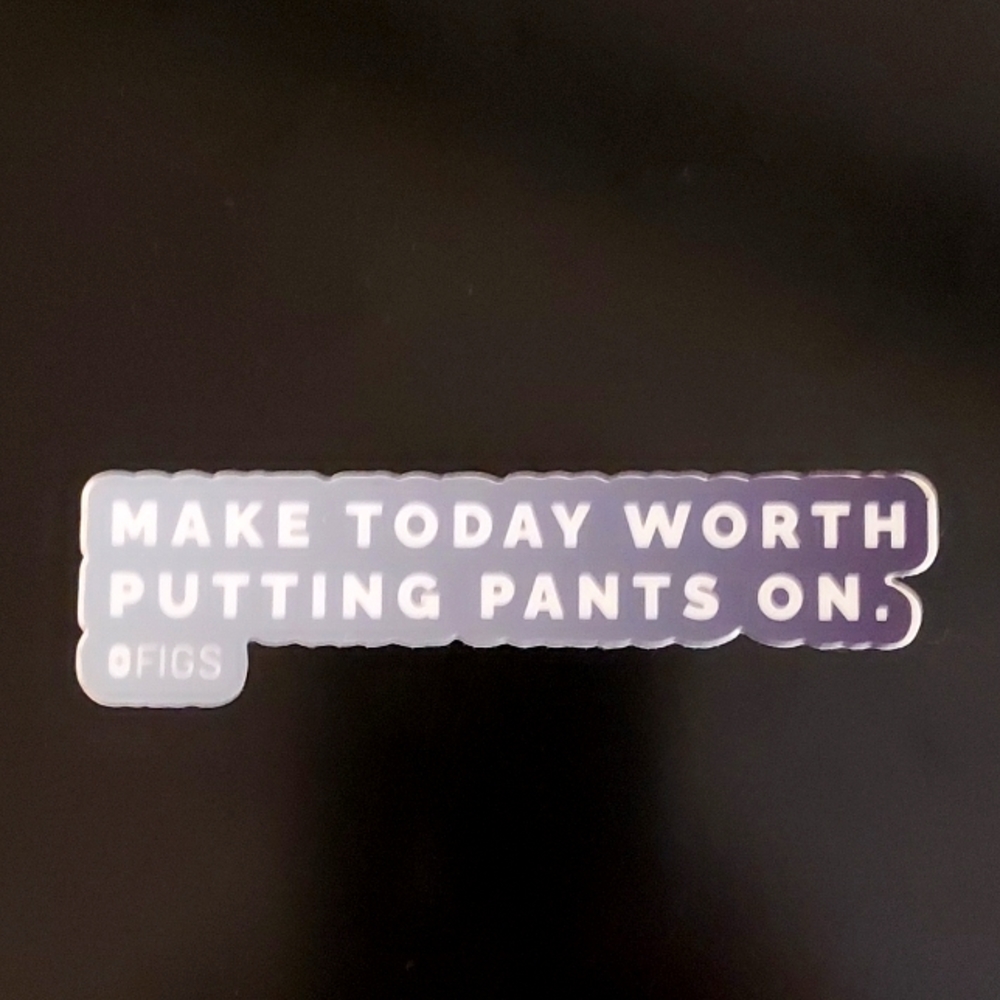 New FIGS scrubs sticker